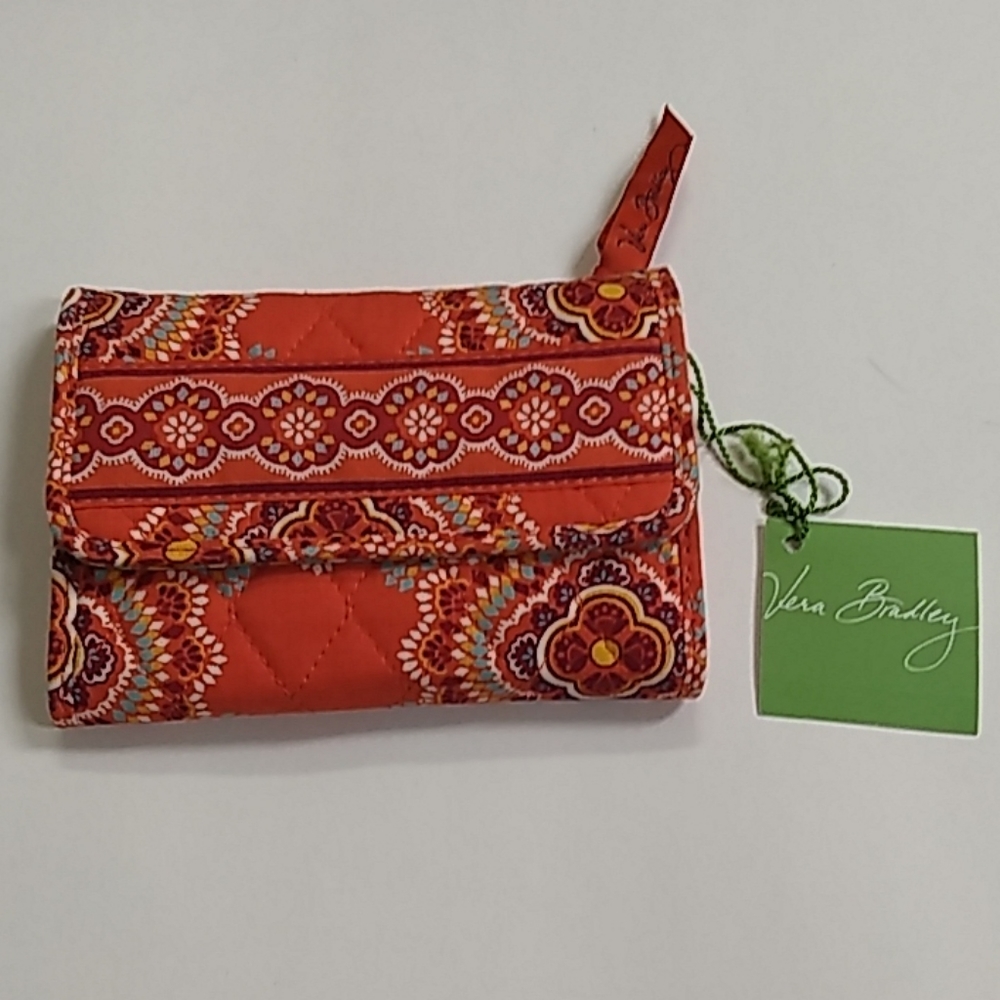 Vera Bradley Euro wallet, Paprika